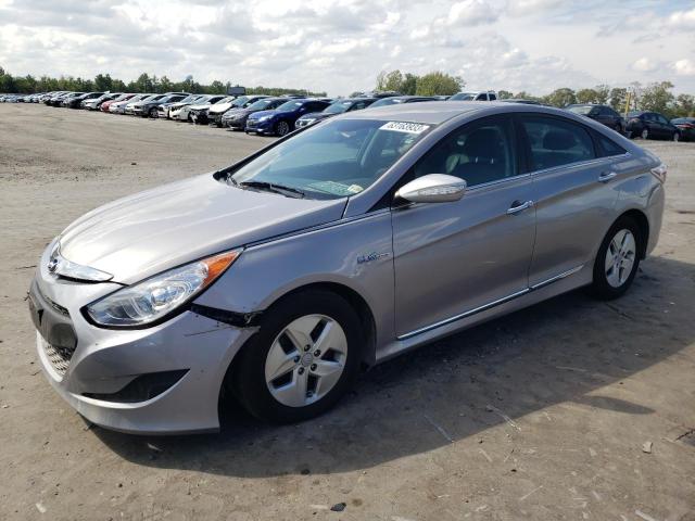 KMHEC4A48BA004523 - 2011 HYUNDAI SONATA HYBRID SILVER photo 1