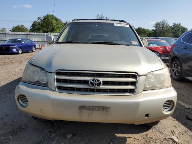 JTEGD21A820031436 - 2002 TOYOTA HIGHLANDER BEIGE photo 5