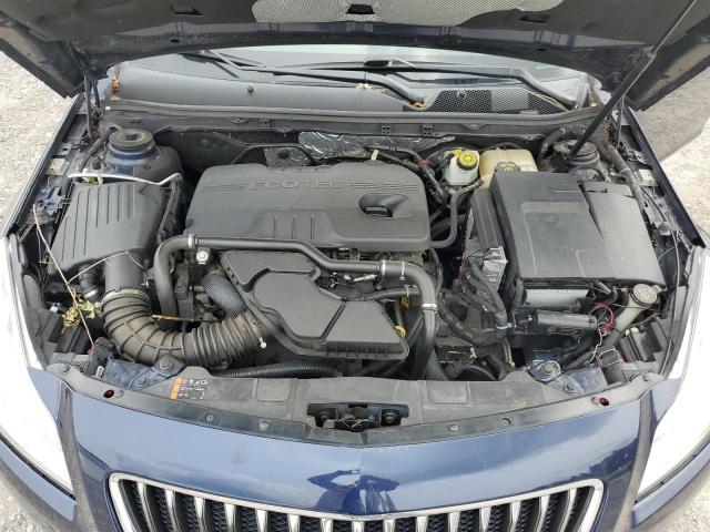 2G4GR5EKXC9134063 - 2012 BUICK REGAL BLUE photo 11