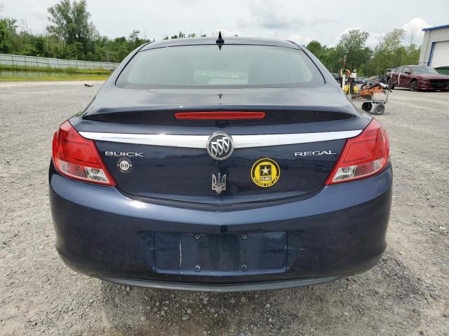 2G4GR5EKXC9134063 - 2012 BUICK REGAL BLUE photo 6
