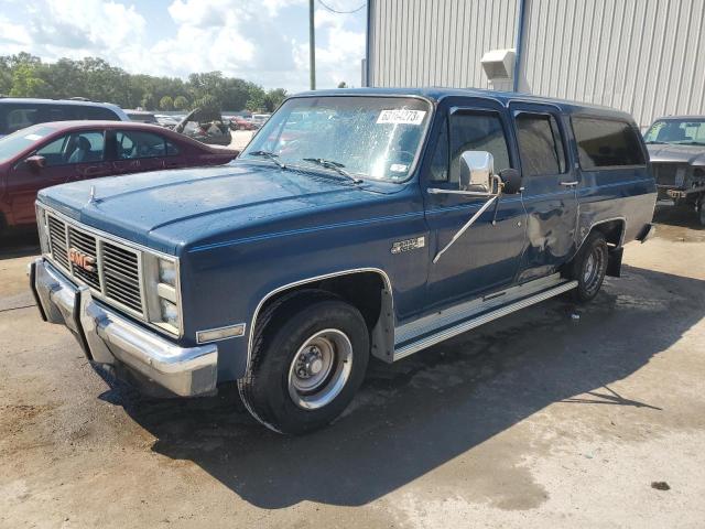 1G5EC16C2GF527668 - 1986 GMC SUBURBAN C1500 BLUE photo 1