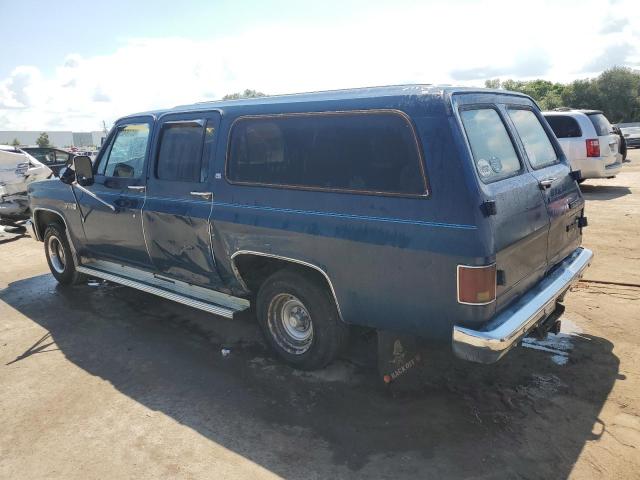 1G5EC16C2GF527668 - 1986 GMC SUBURBAN C1500 BLUE photo 2