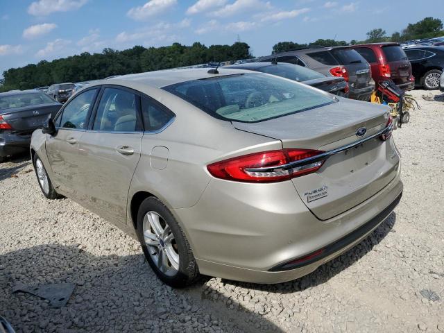 3FA6P0LU0JR133935 - 2018 FORD FUSION SE HYBRID GOLD photo 2