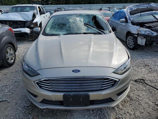 3FA6P0LU0JR133935 - 2018 FORD FUSION SE HYBRID GOLD photo 5