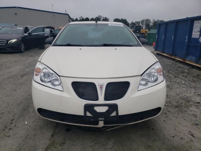 1G2ZG57N984180136 - 2008 PONTIAC G6 BASE WHITE photo 5