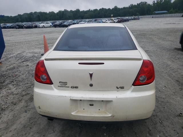 1G2ZG57N984180136 - 2008 PONTIAC G6 BASE WHITE photo 6