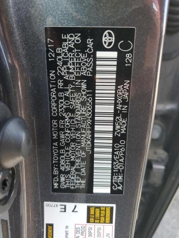 JTDKARFPXH3065611 - 2017 TOYOTA PRIUS PRIM 灰色 照片 12