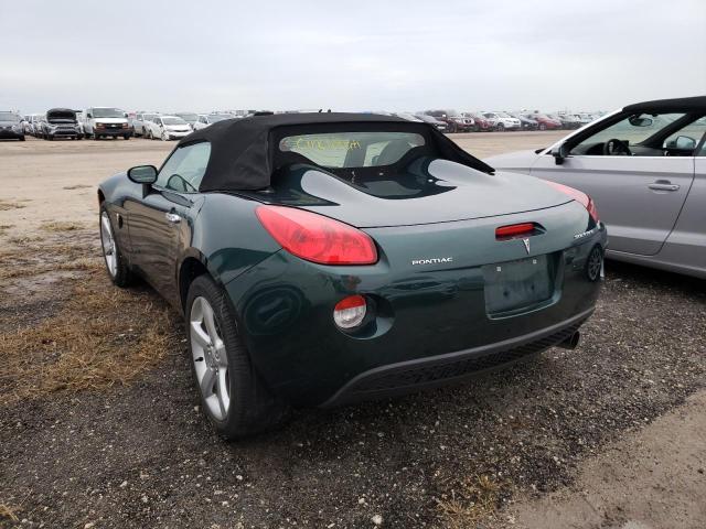 1G2MB33B26Y000249 - 2006 PONTIAC SOLSTICE GREEN photo 3