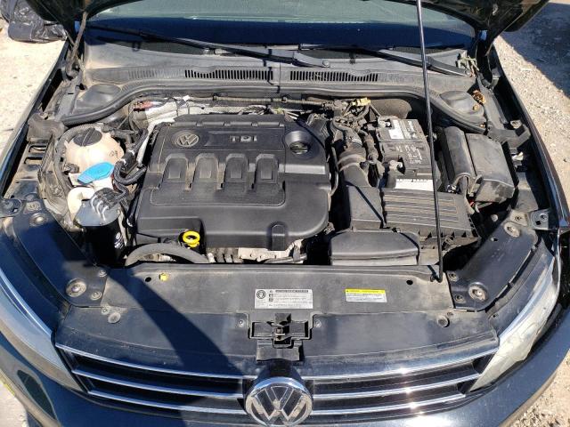 3VWLA7AJ7FM332787 - 2015 VOLKSWAGEN JETTA TDI BLACK photo 11