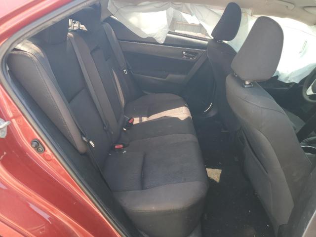 5YFBURHE2KP885599 - 2019 TOYOTA COROLLA L RED photo 10