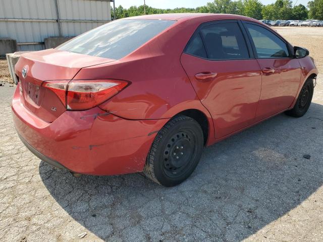 5YFBURHE2KP885599 - 2019 TOYOTA COROLLA L RED photo 3