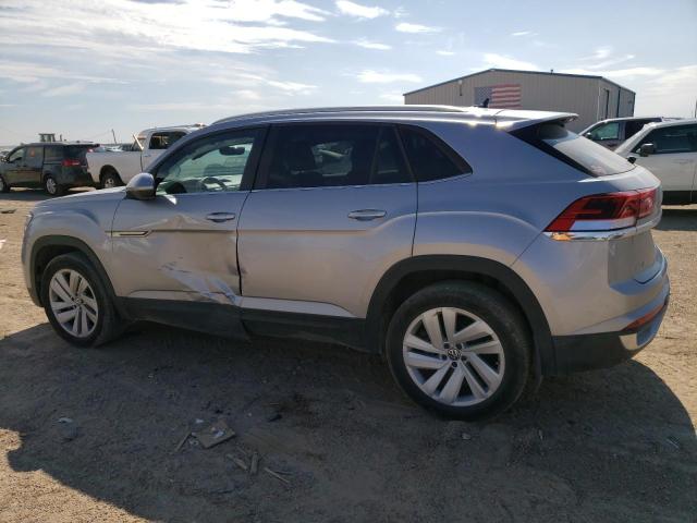 1V2YE2CA2LC232539 - 2020 VOLKSWAGEN ATLAS CROS SE Серебристый фото 2