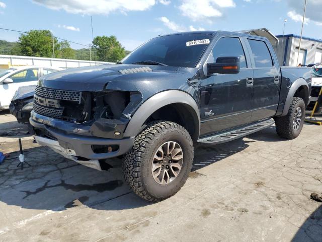 1FTFW1R64CFC52843 - 2012 FORD F150 SVT RAPTOR BLACK photo 1