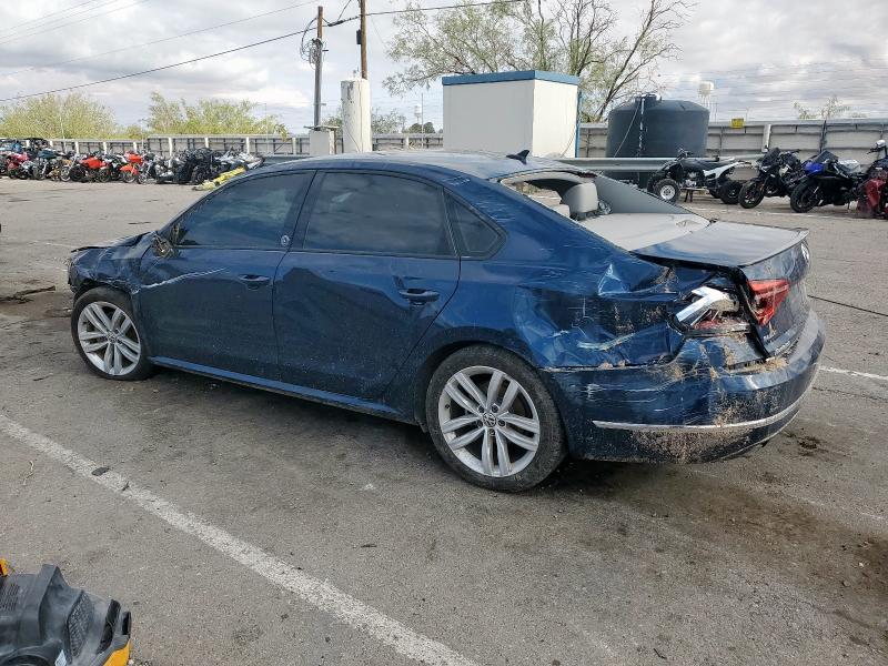 1VWLA7A38KC006297 - 2019 VOLKSWAGEN PASSAT WOLFSBURG Azul foto 2