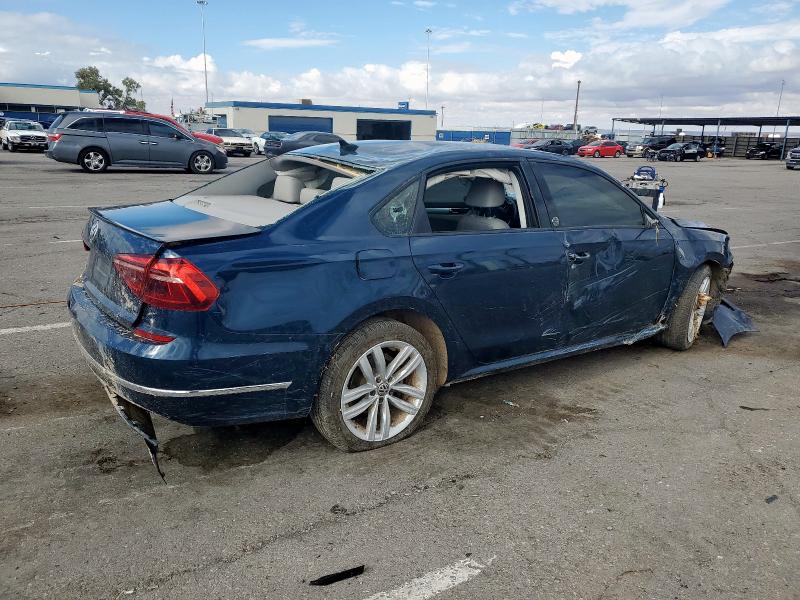 1VWLA7A38KC006297 - 2019 VOLKSWAGEN PASSAT WOLFSBURG Azul foto 3