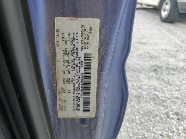 4TASN92N9XZ506628 - 1999 TOYOTA TACOMA XTRACAB PRERUNNER 蓝色 照片 12