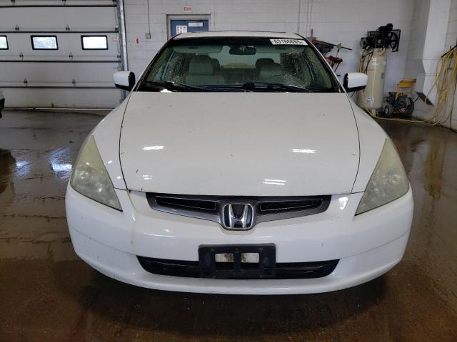 1HGCM66534A048021 - 2004 HONDA ACCORD EX WHITE photo 5