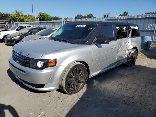 2FMHK6DT9BBD25103 - 2011 FORD FLEX LIMITED SILVER photo 1