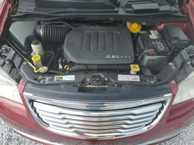 2C4RC1BG1ER382020 - 2014 CHRYSLER TOWN & COU TOURING RED photo 12