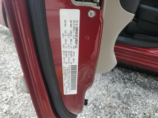 2C4RC1BG1ER382020 - 2014 CHRYSLER TOWN & COU TOURING RED photo 13