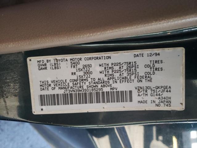 JT3VN39W3S0185295 - 1995 TOYOTA 4RUNNER VN39 SR5 绿色 照片 10