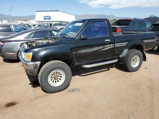 JT4VN01D5M0004267 - 1991 TOYOTA PICKUP 1/2 TON SHORT WHEELBASE DLX BLACK photo 1