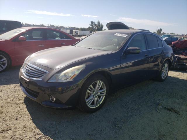 JN1DV6AP4CM812550 - 2012 INFINITI G25 BASE BLUE photo 1