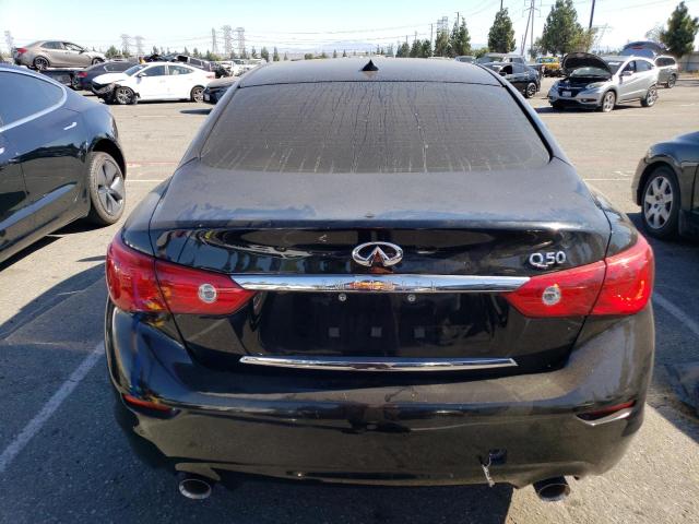 JN1BV7APXFM353610 - 2015 INFINITI Q50 BASE BLACK photo 6