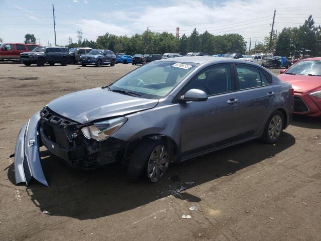 3KPA24AD5LE295180 - 2020 KIA RIO LX GRAY photo 1