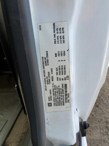 1GTDS196748139896 - 2004 GMC CANYON WHITE photo 10