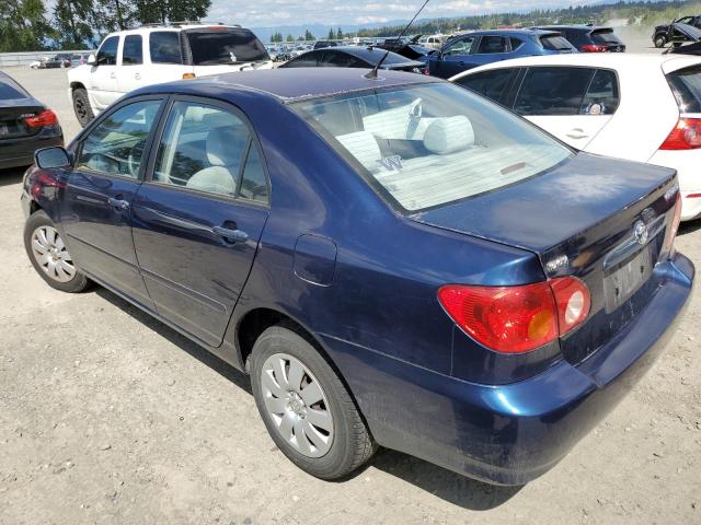 1NXBR32E73Z067177 - 2003 TOYOTA COROLLA CE BLUE photo 2