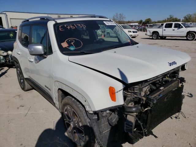 ZACCJADB9HPE78130 - 2017 JEEP RENEGADE LIMITED WHITE photo 1