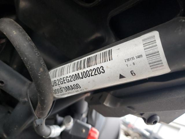 3JB2GEG20MJ002203 - 2021 CAN-AM RYKER RALLY EDITION BLACK photo 10