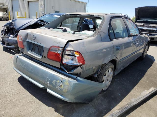 2HGEJ661XYH505915 - 2000 HONDA CIVIC BASE BLUE photo 3