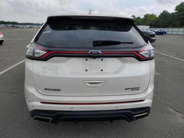 2FMPK4AP7JBB27612 - 2018 FORD EDGE SPORT WHITE photo 6