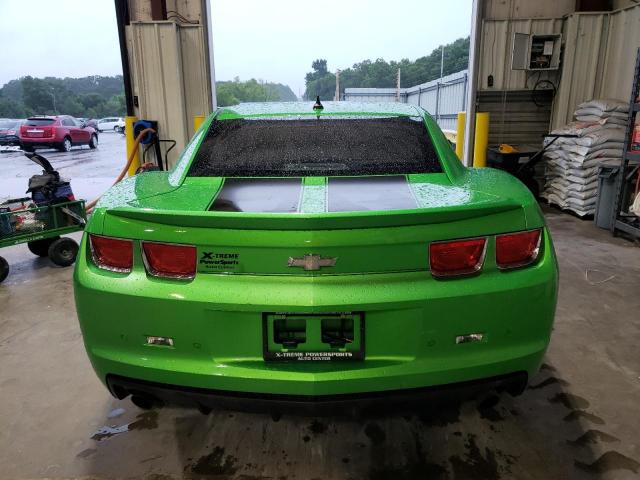 2G1FB1EV9A9224480 - 2010 CHEVROLET CAMARO LT GREEN photo 6