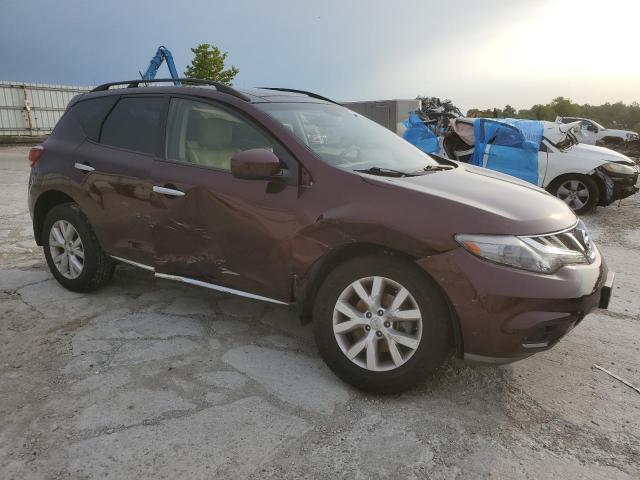 JN8AZ1MWXEW501419 - 2014 NISSAN MURANO S BURGUNDY photo 4