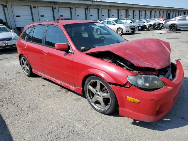 JM1BJ245421461433 - 2002 MAZDA PROTEGE PR5 红色 照片 4