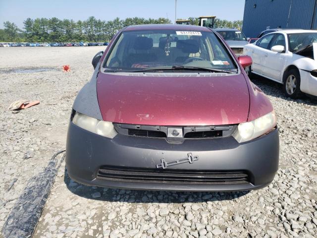 1HGFA16578L059784 - 2008 HONDA CIVIC LX RED photo 5