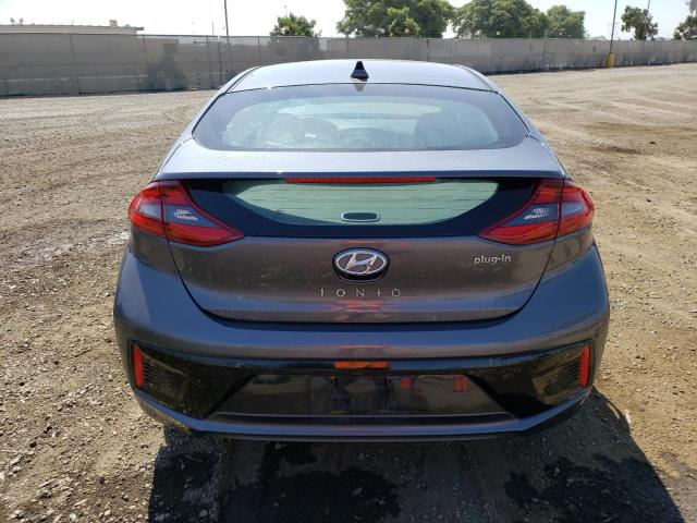 KMHC75LD1JU075803 - 2018 HYUNDAI IONIQ LIMITED GRAY photo 6