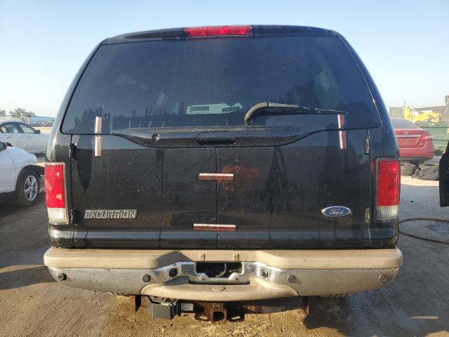 1FMSU43F81EA90406 - 2001 FORD EXCURSION LIMITED BLACK photo 6