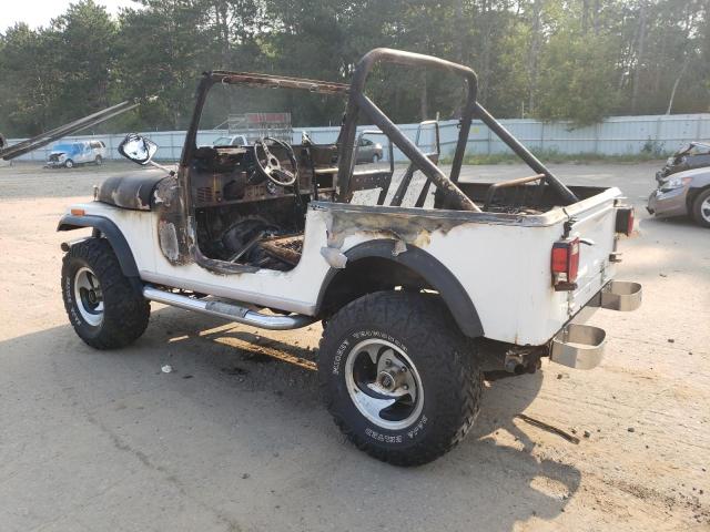 1JCCE87E3ET058249 - 1984 JEEP JEEP CJ7 WHITE photo 2