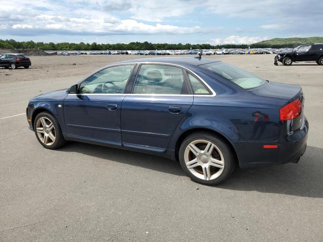 WAUDF78E88A020346 - 2008 AUDI A4 2.0T QUATTRO BLUE photo 2