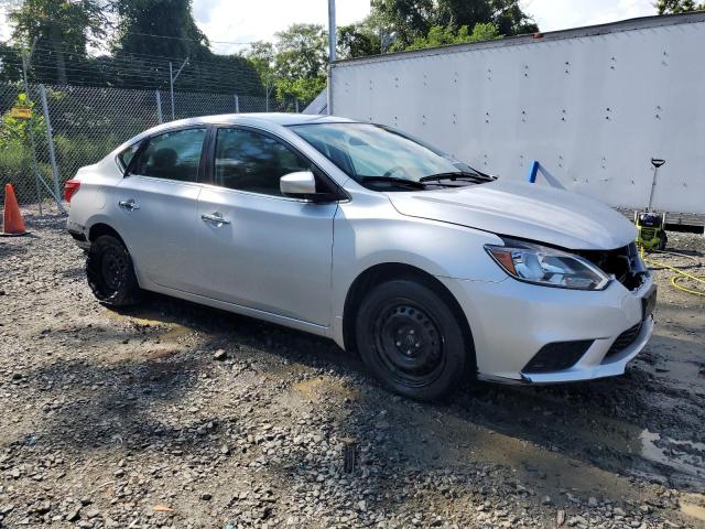 3N1AB7AP3GY300153 - 2016 NISSAN SENTRA S SILVER photo 4