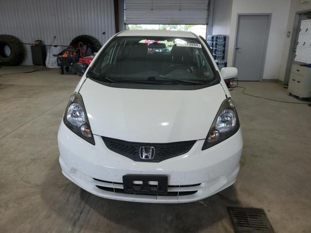 JHMGE8H34CC017575 - 2012 HONDA FIT WHITE photo 5