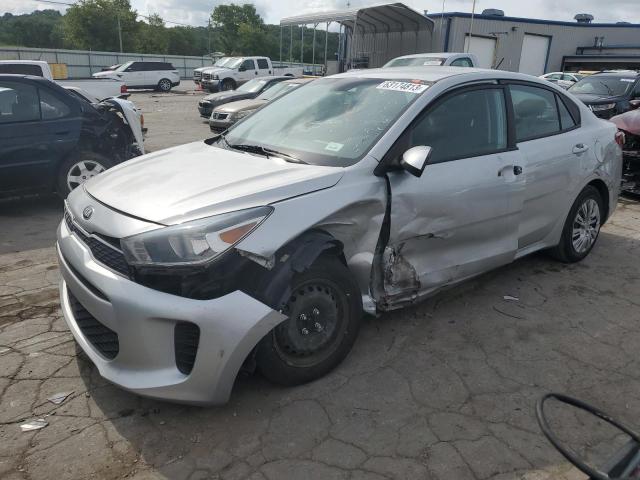 3KPA24AB2KE158744 - 2019 KIA RIO S GRAY photo 1