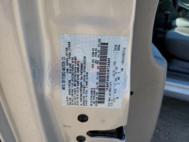 1FAHP34N55W126869 - 2005 FORD FOCUS 4D ZX4 GRAY photo 12