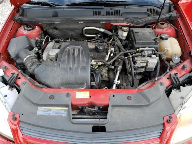 1G1AL55F877268424 - 2007 CHEVROLET COBALT LT RED photo 11