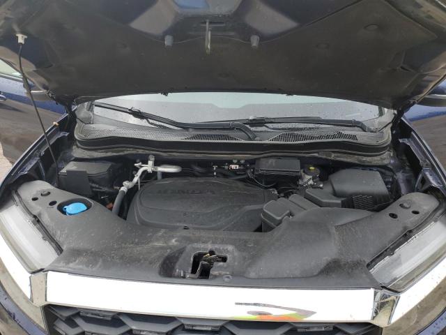 5FNYF8H50NB002114 - 2022 HONDA PASSPORT EXL BLUE photo 12