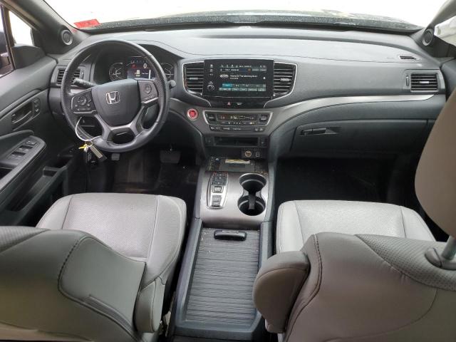 5FNYF8H50NB002114 - 2022 HONDA PASSPORT EXL BLUE photo 8